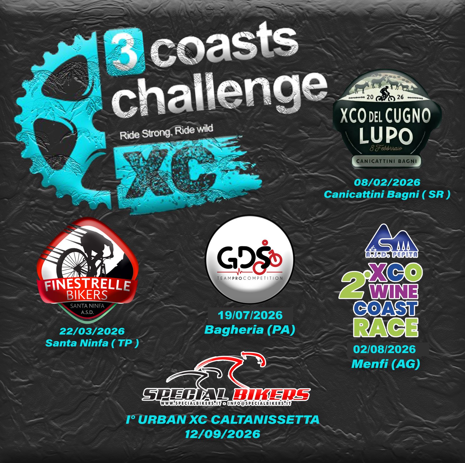 locandina 3 coast challenge xco